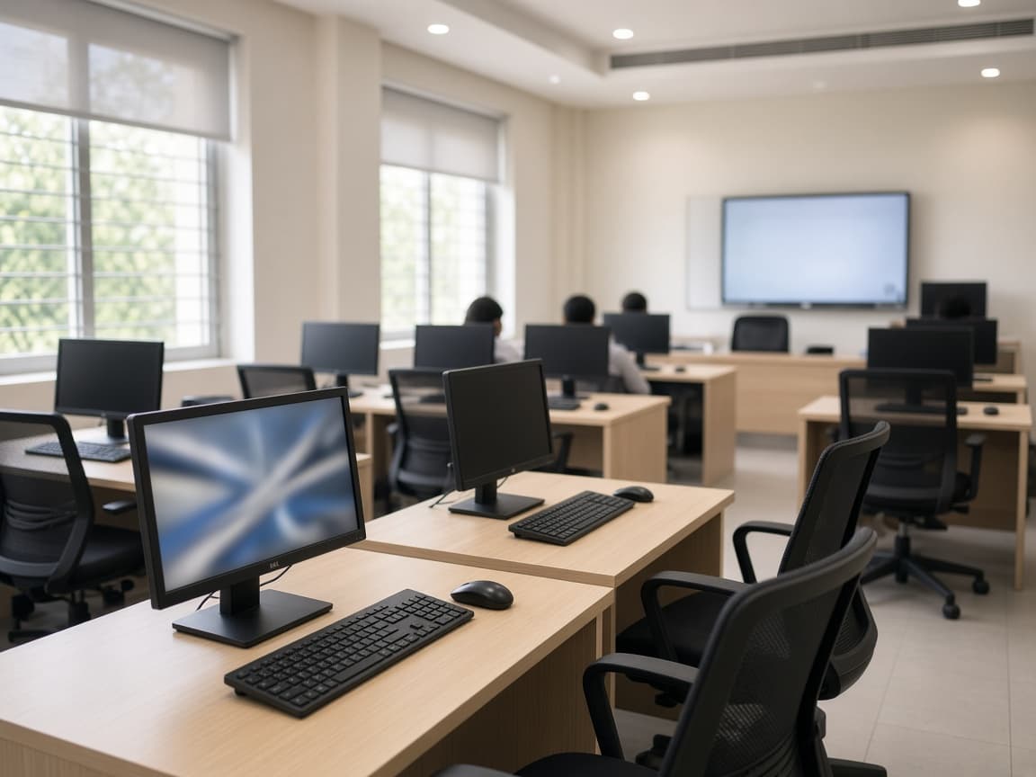 Flex Academy classroom in Sector 34-A Chandigarh