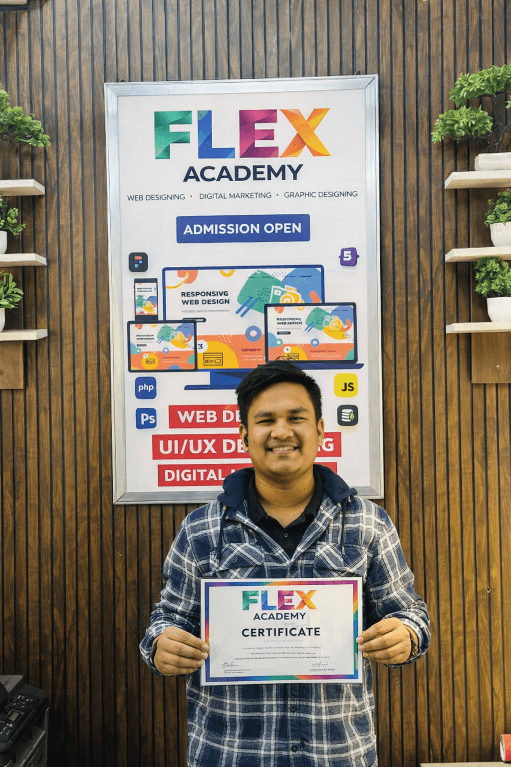 Flex Academy student placement certificate 13